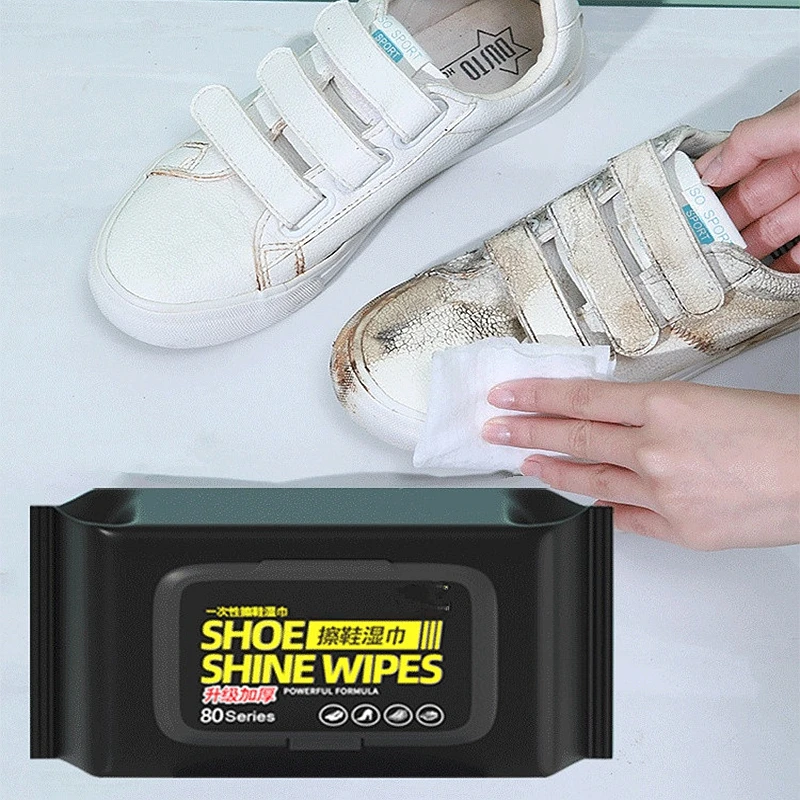 Sneaker Care Wipes - Taşınabilir Dış Mekan Ayakkabı Temizleme Mendilleri