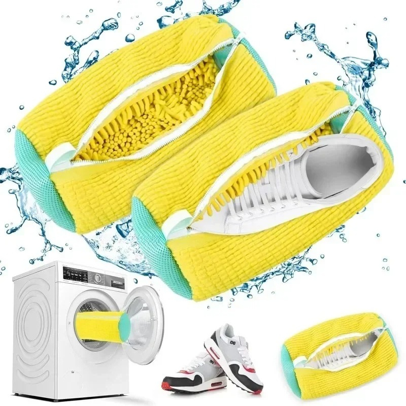 Sneaker Cleaner - Yeniden Kullanılabilir Ayakkabı Yıkama Makinesi Çantası,