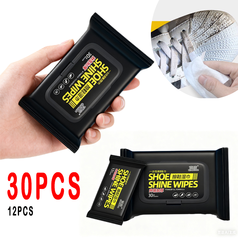 Sneaker Care Wipes - 12 adet/30 adet tek kullanımlık ayakkabı